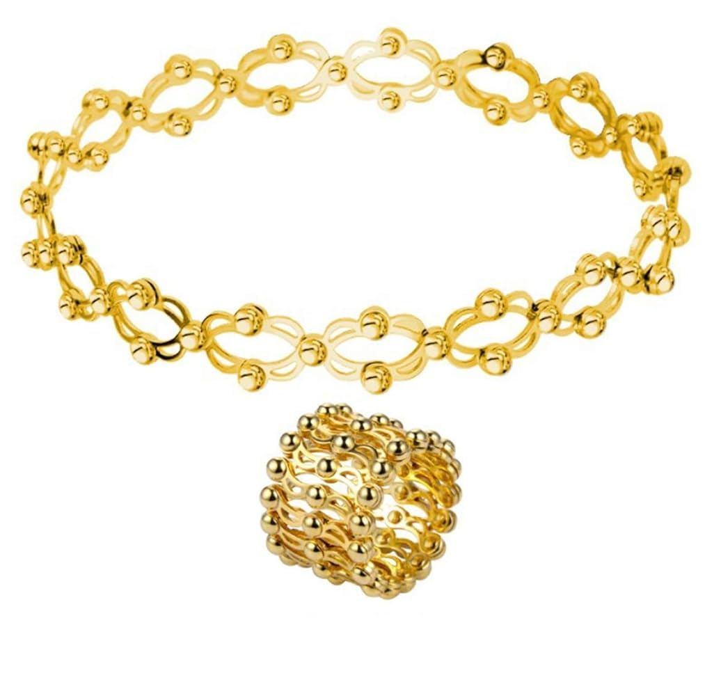 2-in-1 Stretchable Bracelet + Ring