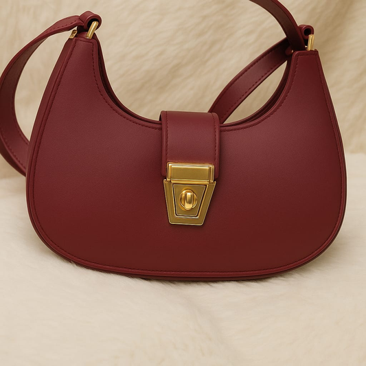 Halfmoon handbag for women